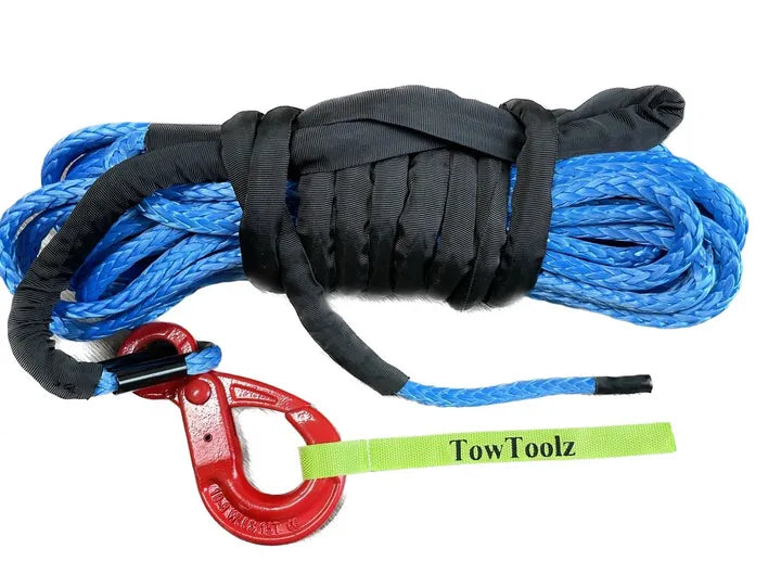 Tow Toolz 50' Pro Synthetic Winch Rope w/Self-locking hook