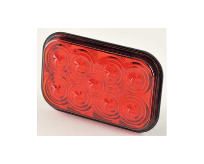 Maxxima 9-LED Rectangle S/T/T Light