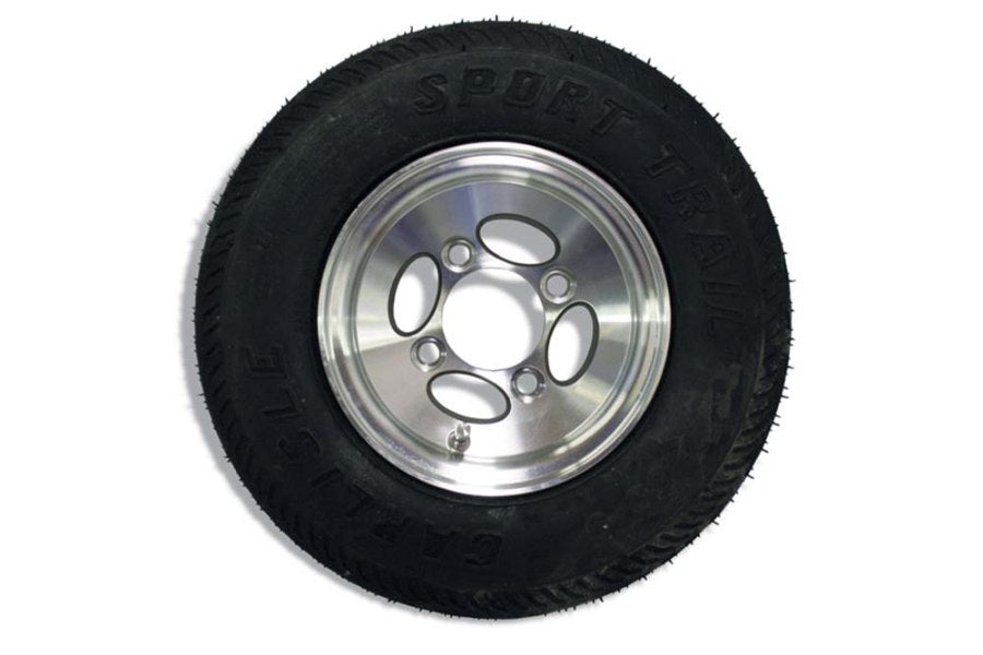 In The Ditch 4-Lug Aluminum Wheel with 4.80 Dolly Tire