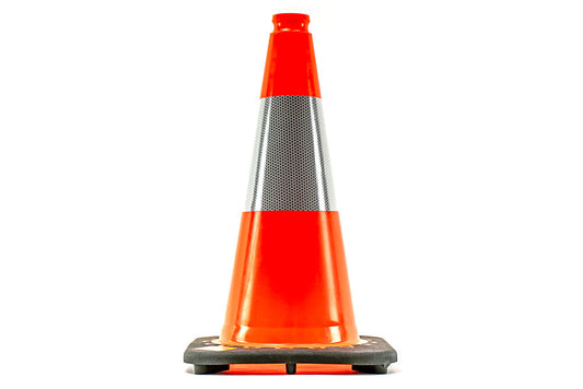 SafeAll 18" Orange Reflective Traffic Cone
