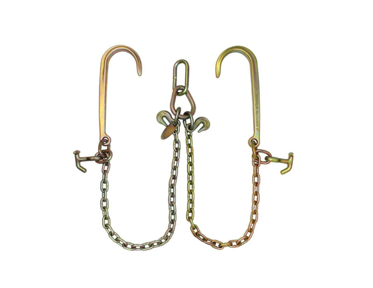 B/A Low Profile V-Chain with 15" J Hooks and Hammerhead™ T-J Combo Hooks
