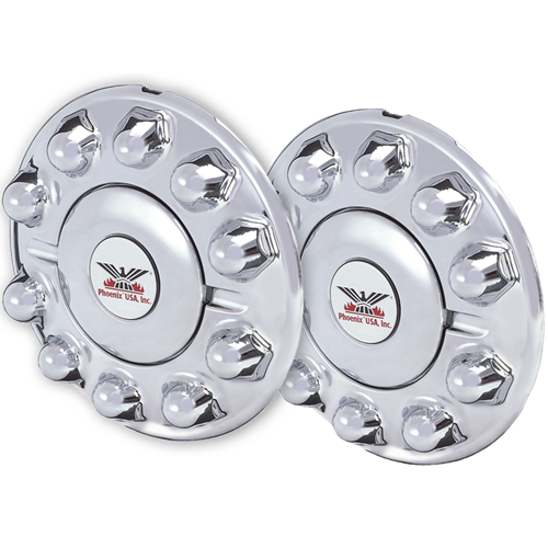 Phoenix 10-Lug Front Hub Cover Set