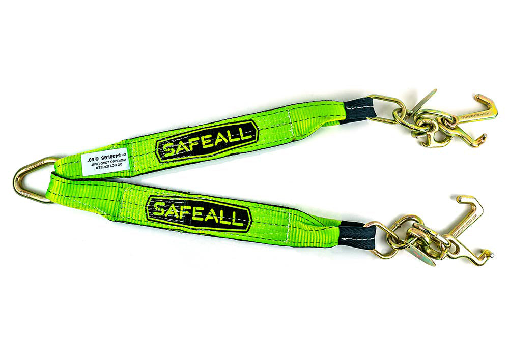 SafeAll V-Strap Assembly w/ Mini J Hook & Hammerhead R/T Hook Cluster