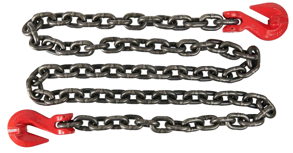 Red Grab Chain B/A G80 Chain w/ Cradle Grab Hooks – Truck Body Sales, Inc